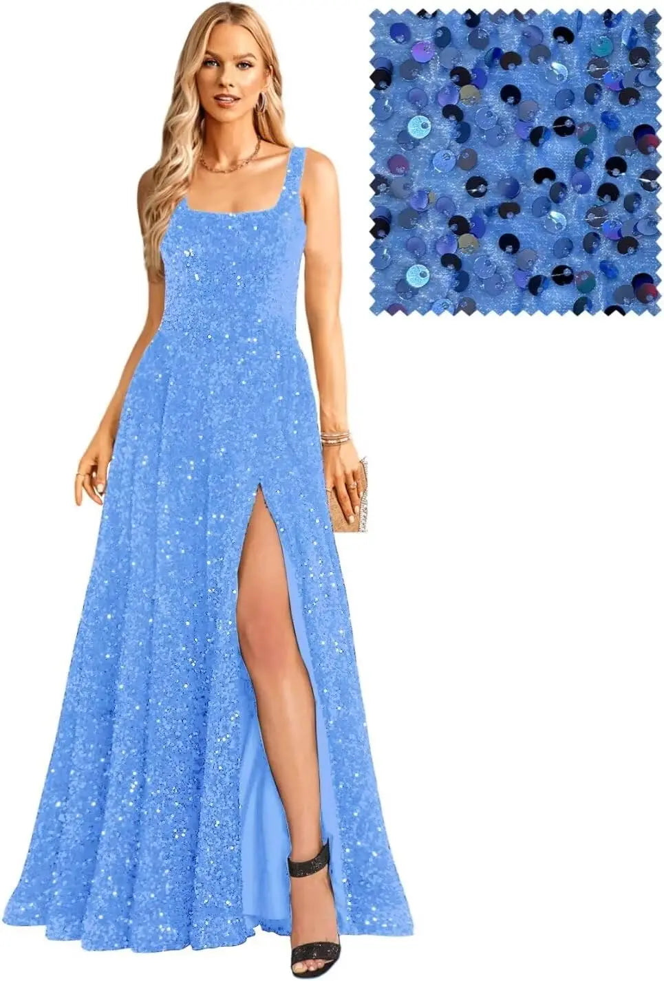 Elegant A-Line Long Sleeve Prom Dress with Pockets 2026