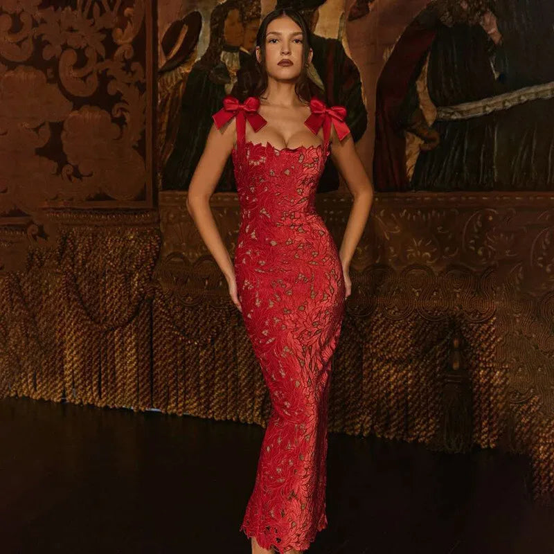 Sequin Cowl Neck Long Sleeve Bodycon Midi Dress