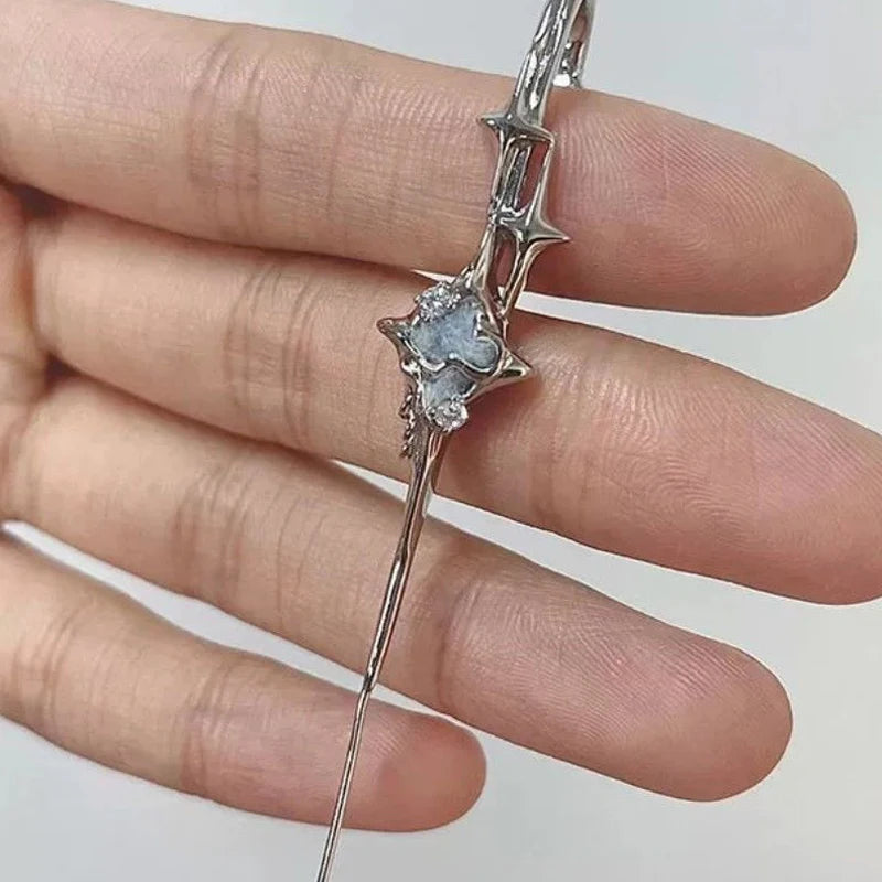 Antique Dim Punk Gothic Blade Dagger Earring