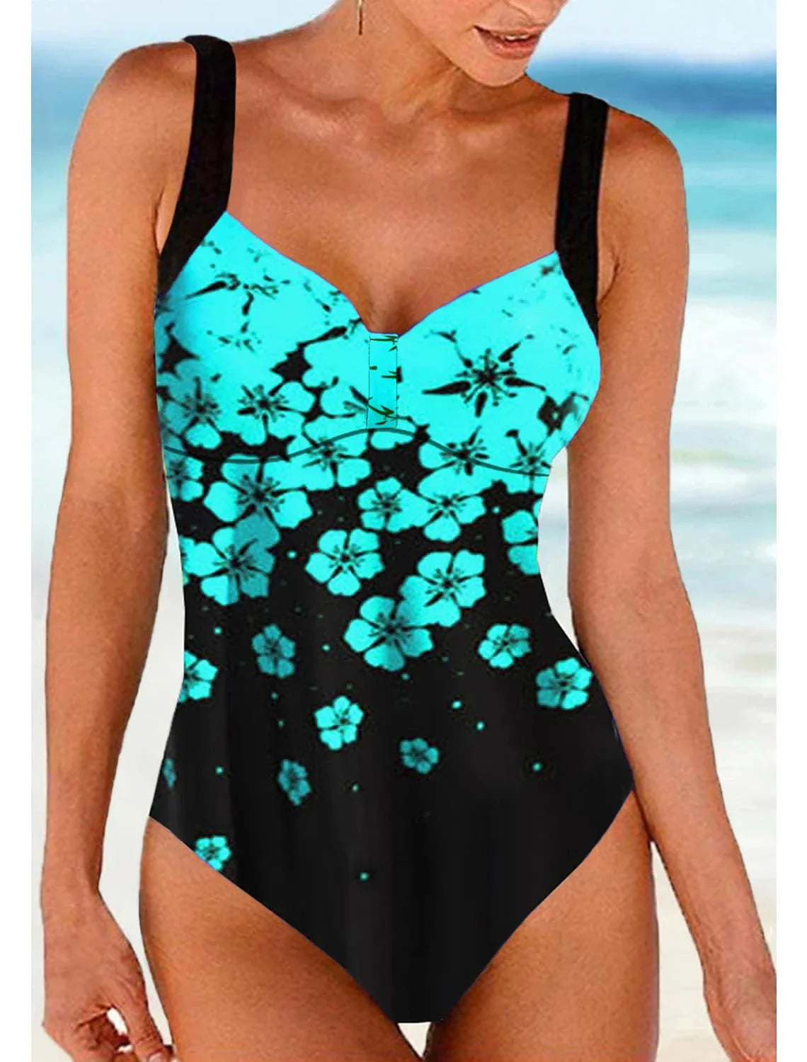 Plum Blossom Straps One Piece Set