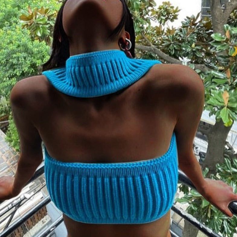 Berlin Knitted Cashmere Tank Top - Fashionpara