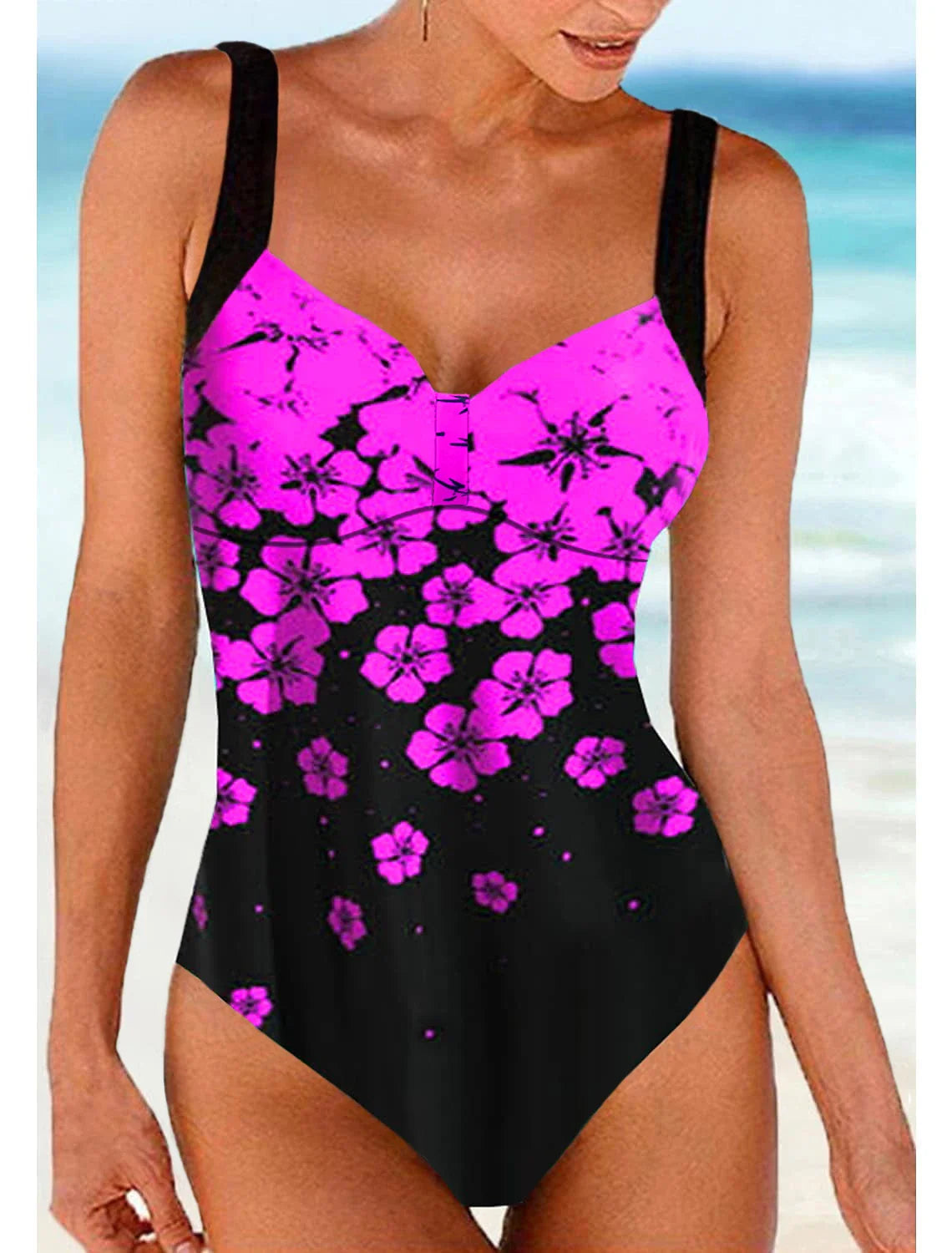 Plum Blossom Straps One Piece Set