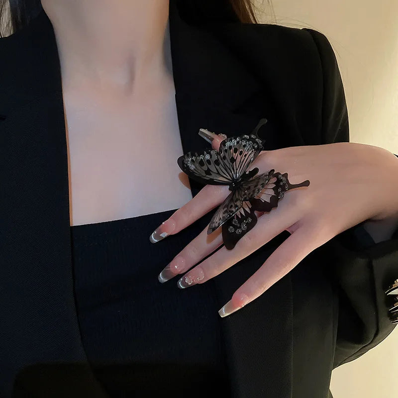 Big Butterfly Medieval Ring