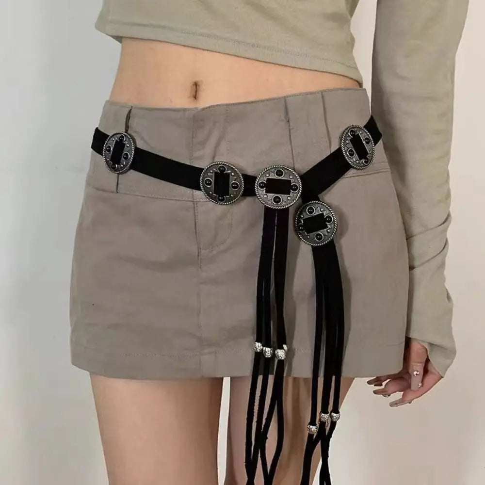 Gothic Tie Rope Waist Belt