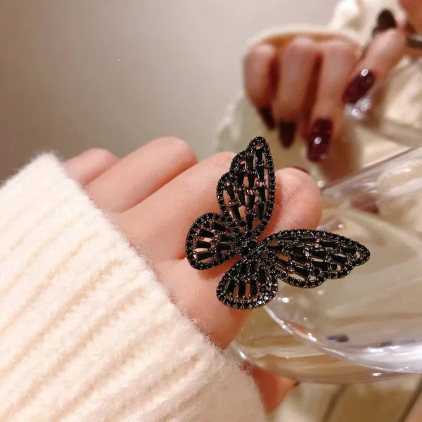 Big Butterfly Medieval Ring