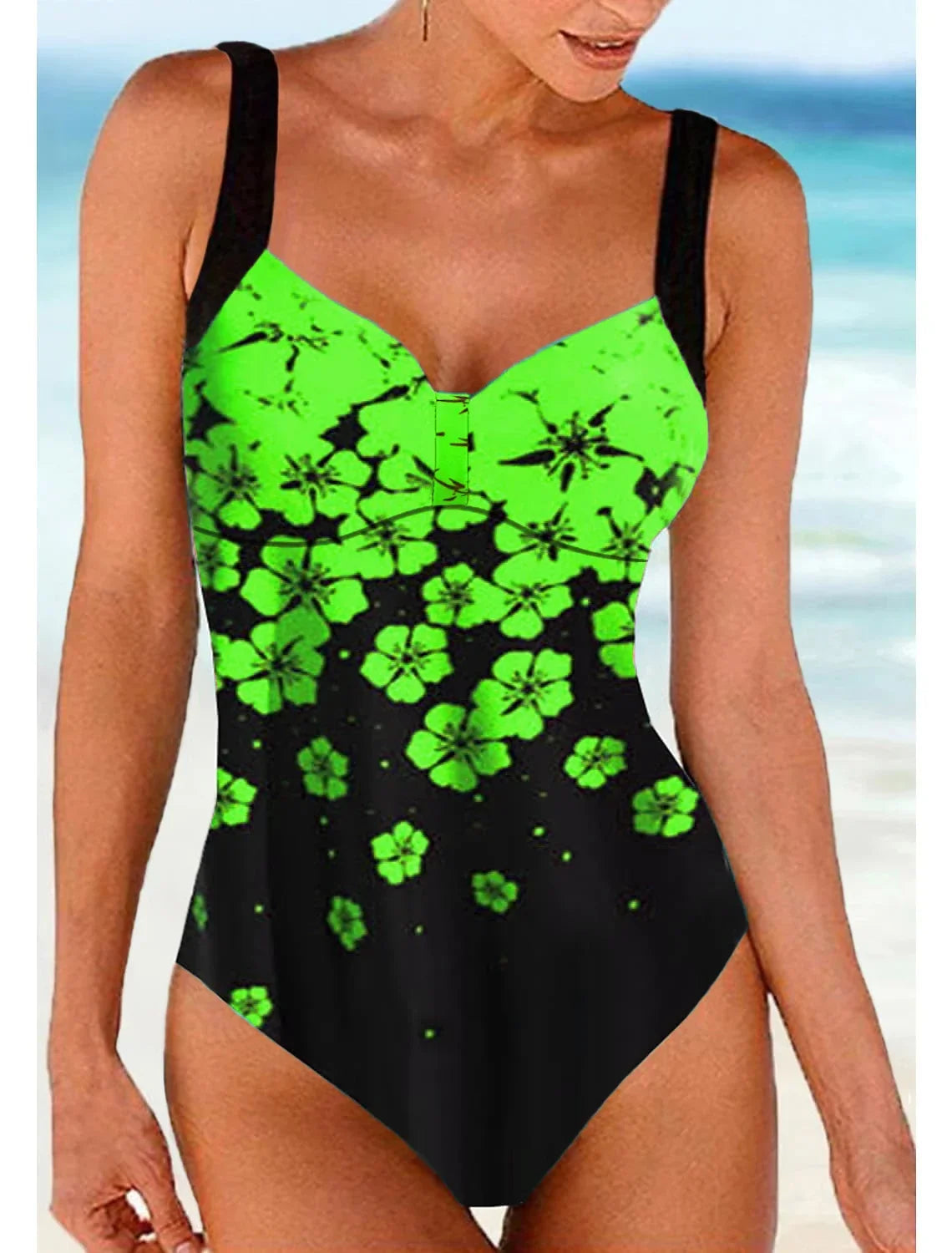 Plum Blossom Straps One Piece Set