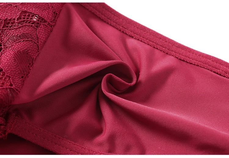 2Pcs/Lot Lace Lingerie Temptation Low-waist Panties