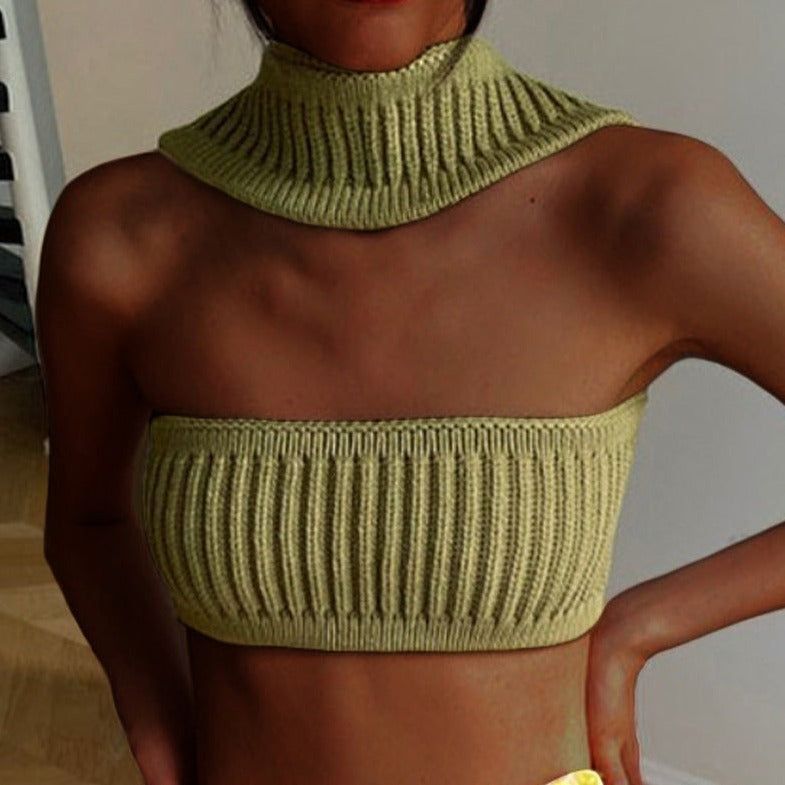 Berlin Knitted Cashmere Tank Top - Fashionpara