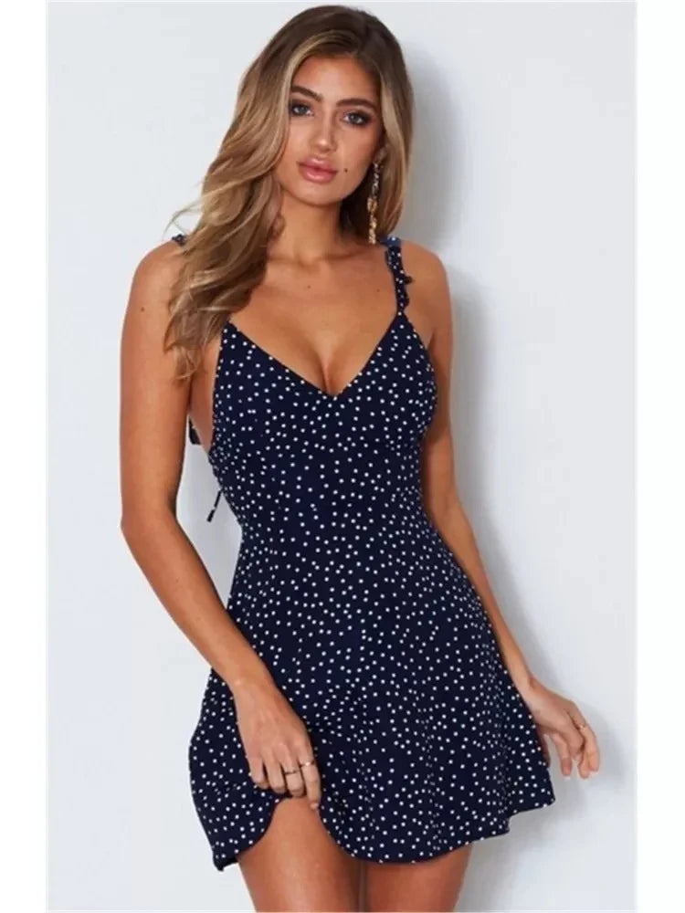 Women Summer Casual Sleeveless Solid Female Midi Dresses