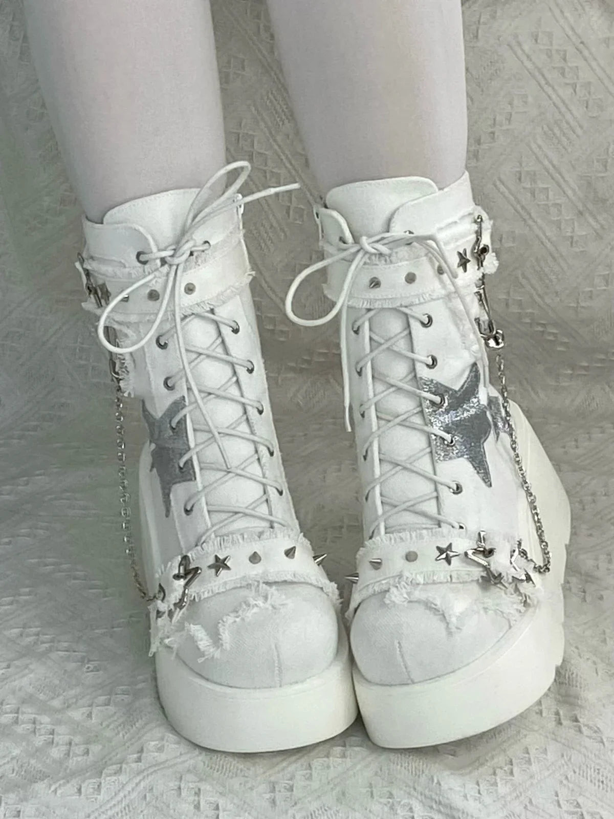 Sweet Lolita Vintage Y2K High-Heeled Gothic Platform Boot