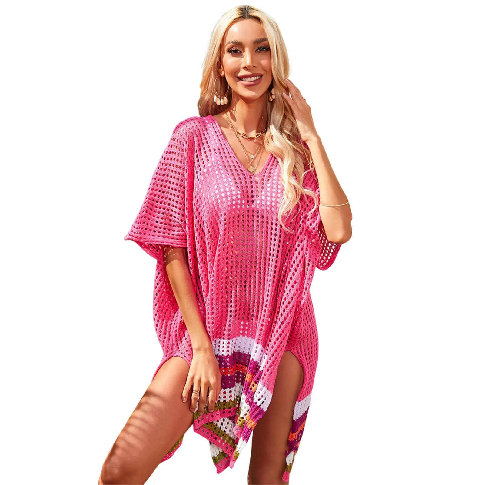 Hollow Out Crochet Bikini Cover Up