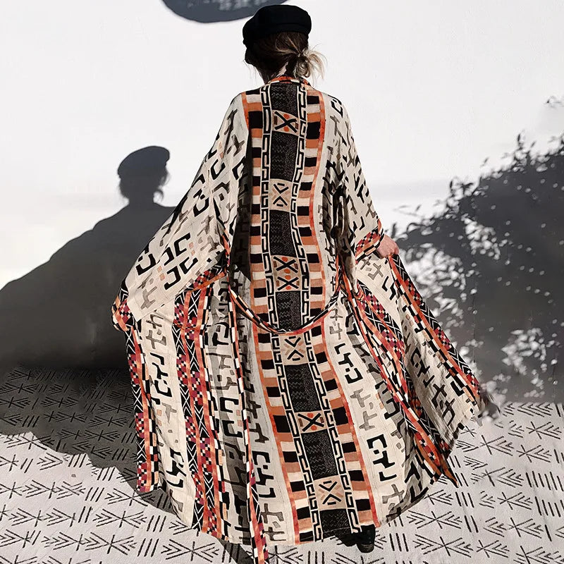 Rayon Bikini Cover Up Kimono