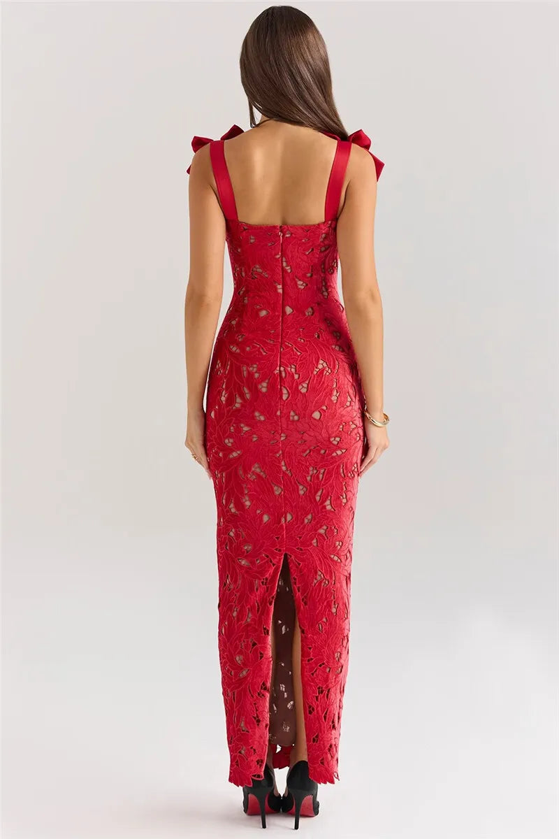 Sequin Cowl Neck Long Sleeve Bodycon Midi Dress - View 12