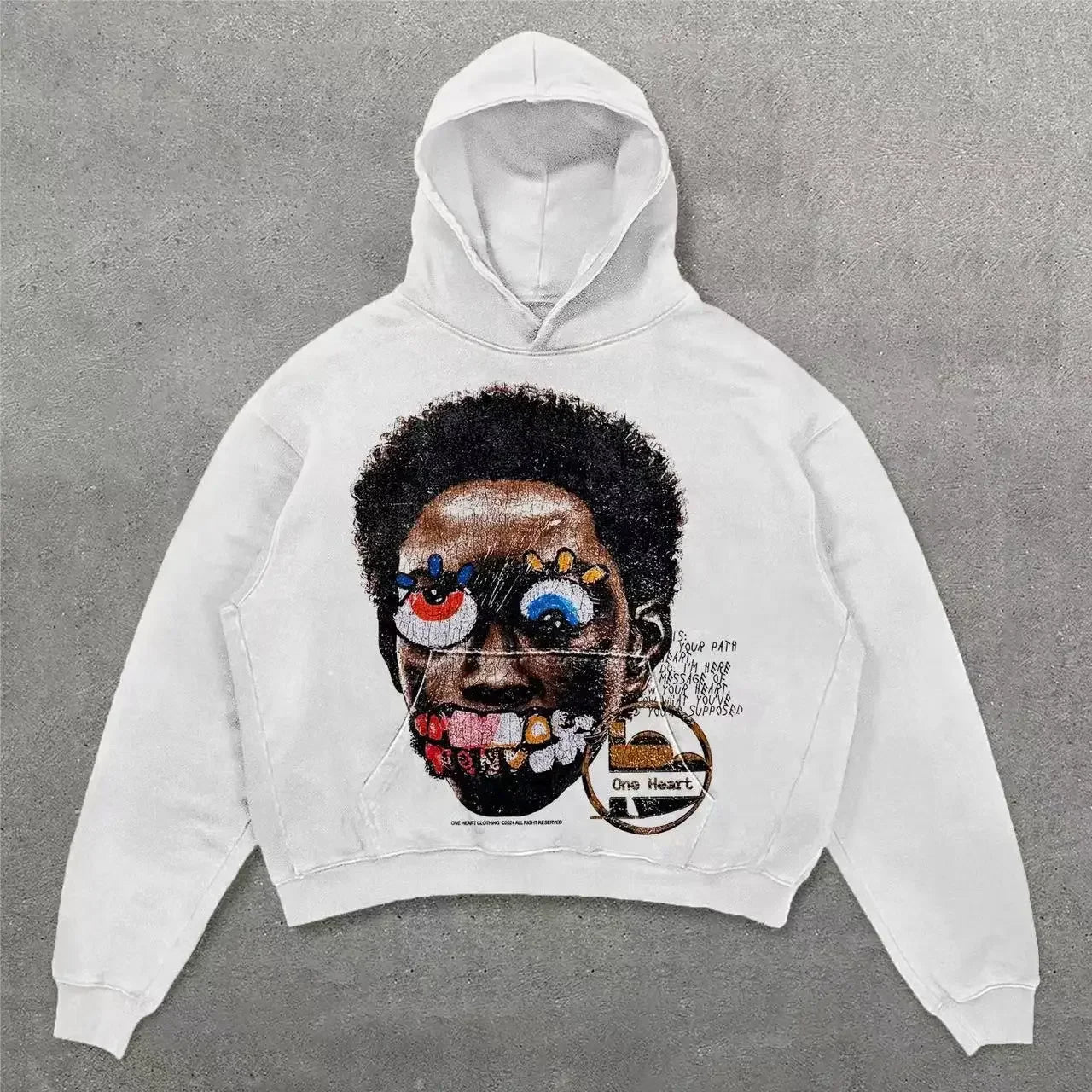 Y2K Mysterious Rap Urban Hoodie