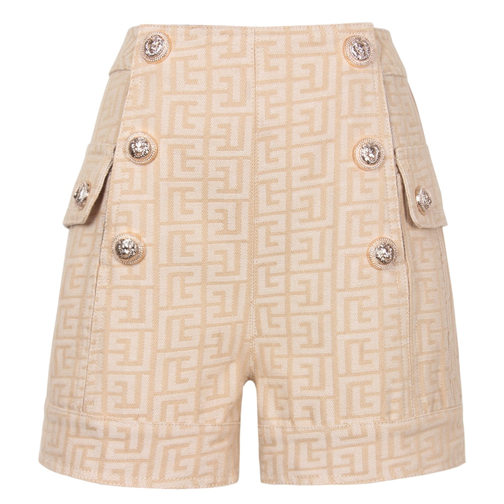Cia Monogram Jacquard Shorts