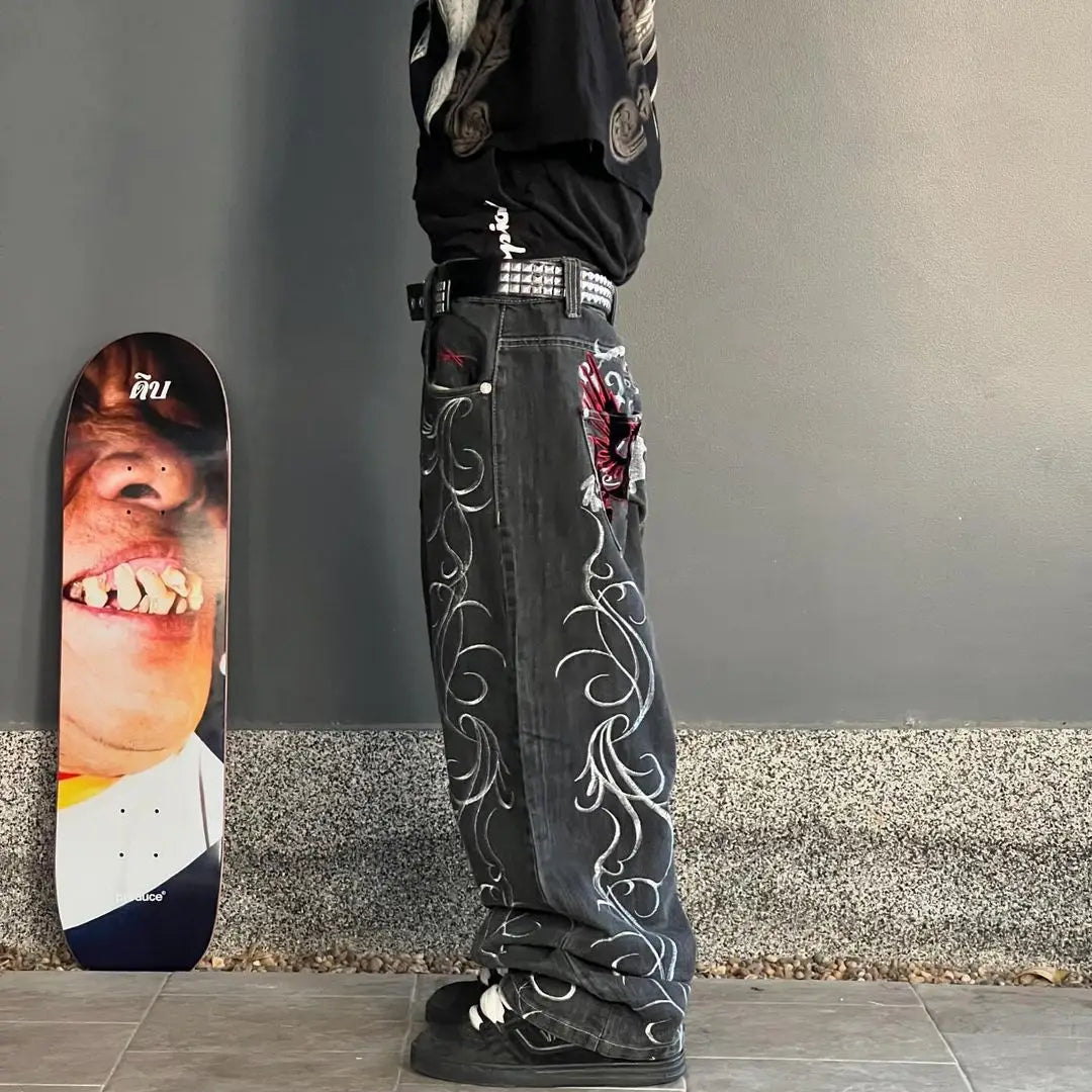 Harajuku Mysterious Baggy Denim Pant
