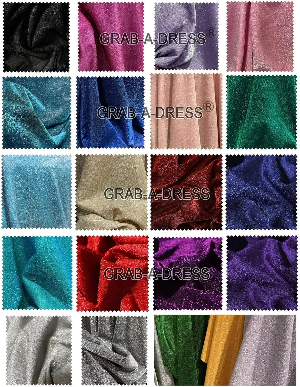 Elegant A-Line Formal Evening Gown with Pockets and Glitter - Fashionpara