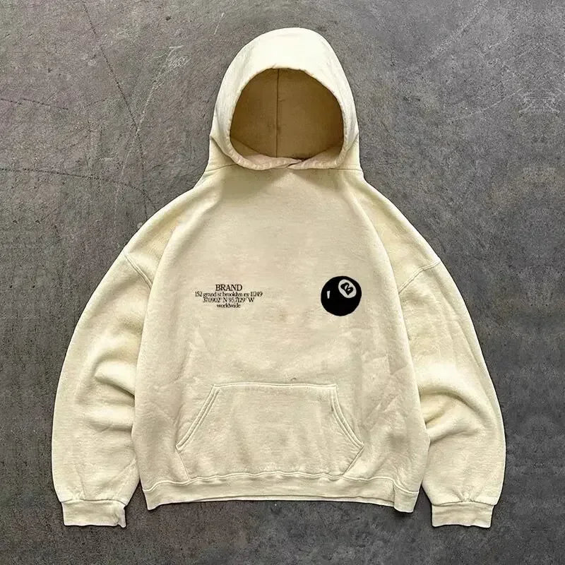 Graphic Print Oversized Hoodie 4