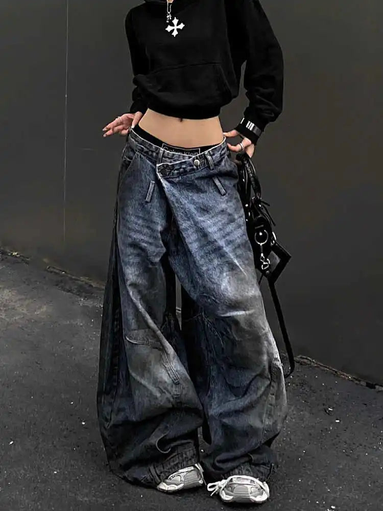 Antique Gothic Tall Waist Baggy Pant