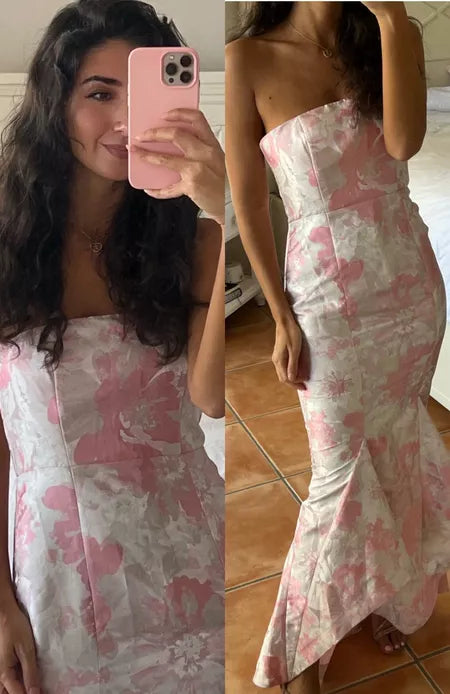 Elegant Sweetheart Sleeveless Mermaid Satin Long Evening Prom Dresses SD1584