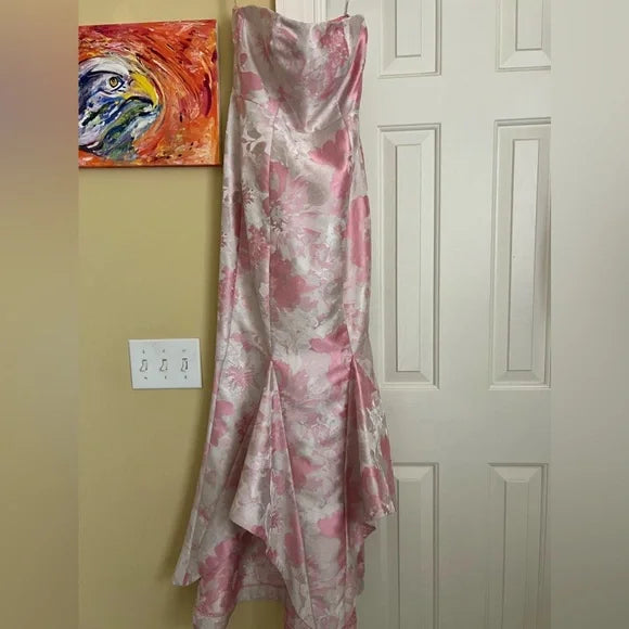 Elegant Sweetheart Sleeveless Mermaid Satin Long Evening Prom Dresses SD1584