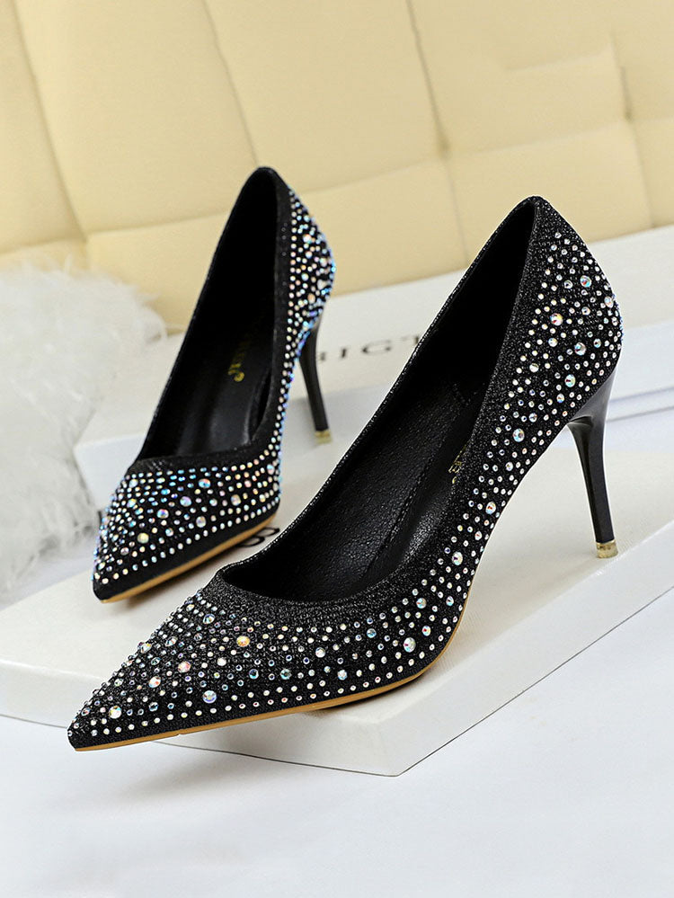 Rhinestone Party Stiletto Heels