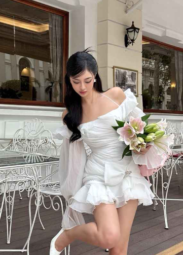 Pretty Off The Shoulder Ruffle Short Prom Dress Lavender Formal Birthday Outfits Homecoming Dress D287