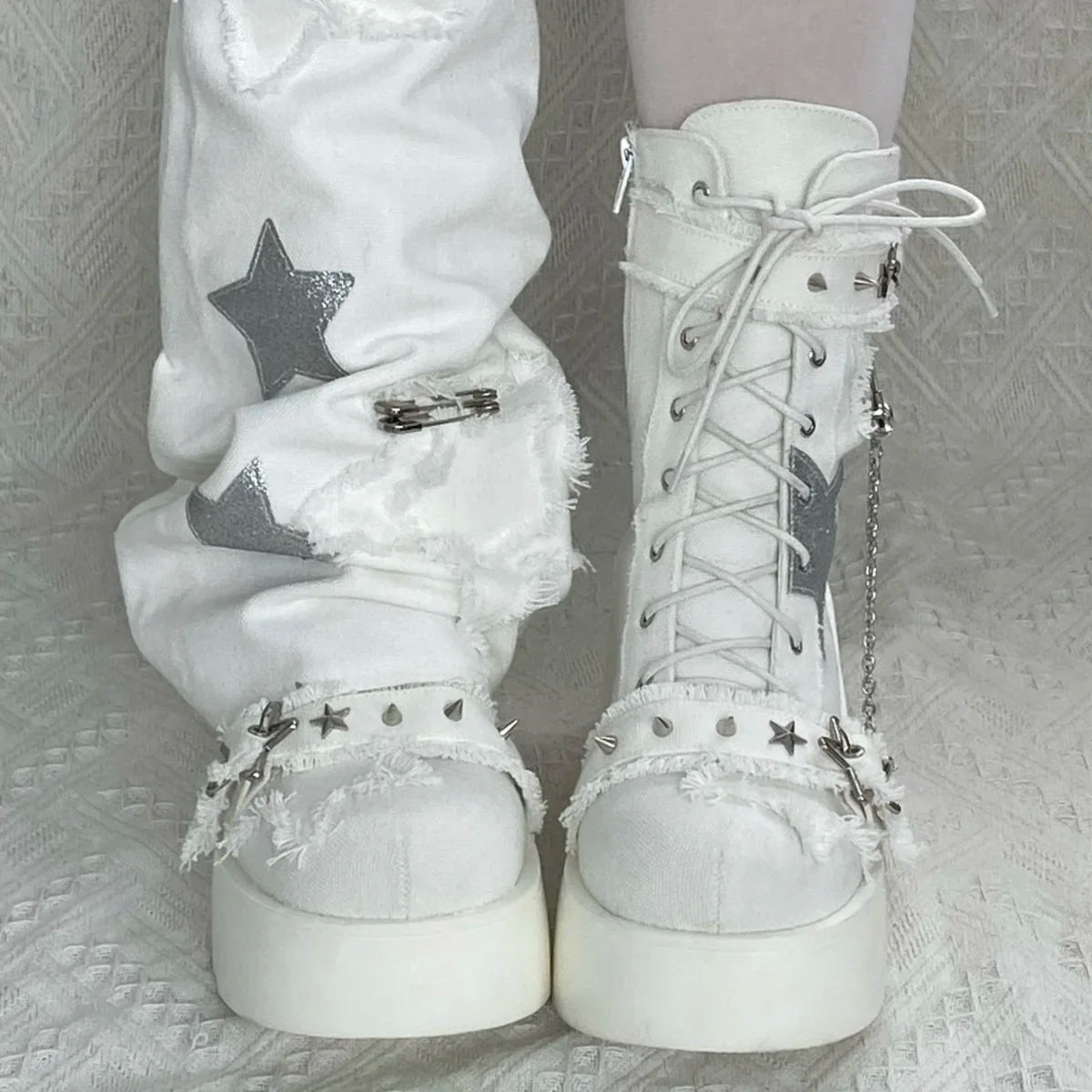 Sweet Lolita Vintage Y2K High-Heeled Gothic Platform Boot