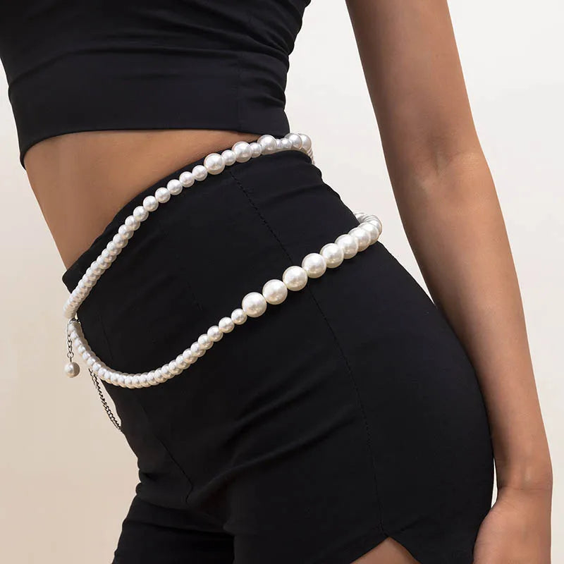 Geometric Gothic Lustrous Waist Chain Belt