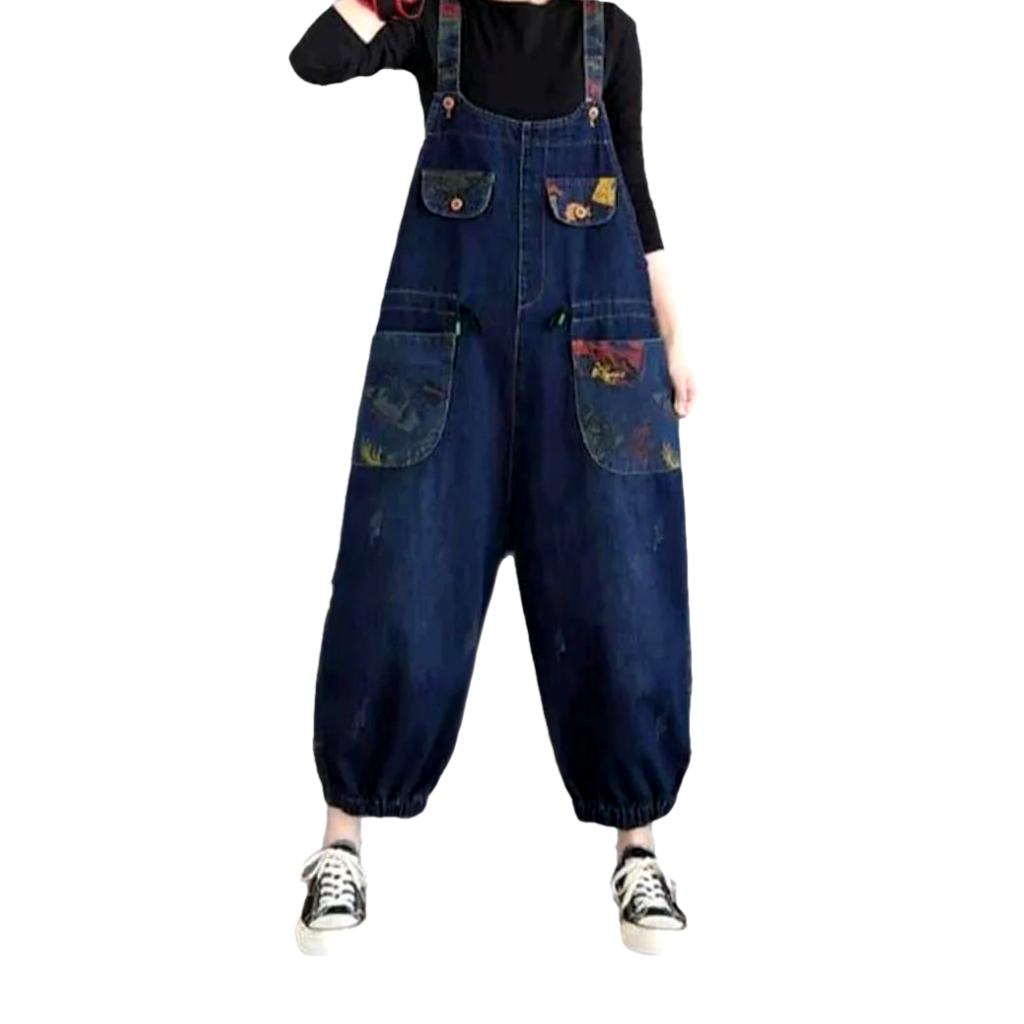 Y2k baggy women's jeans jumpsuit - Fashionpara