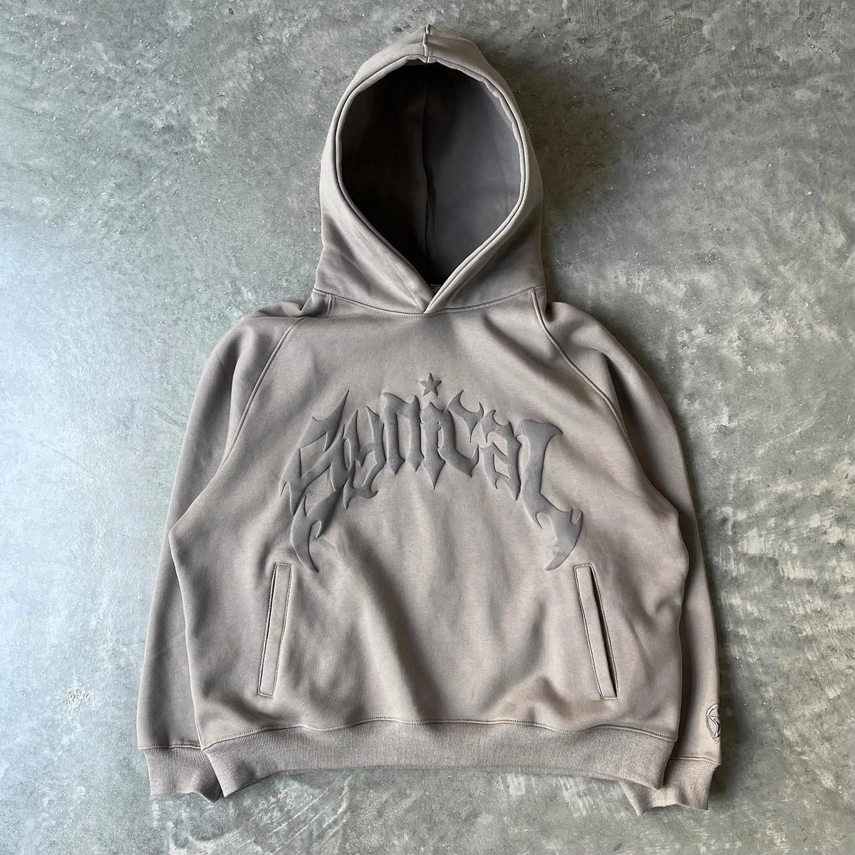 Gothic Star Oversized Hoodie