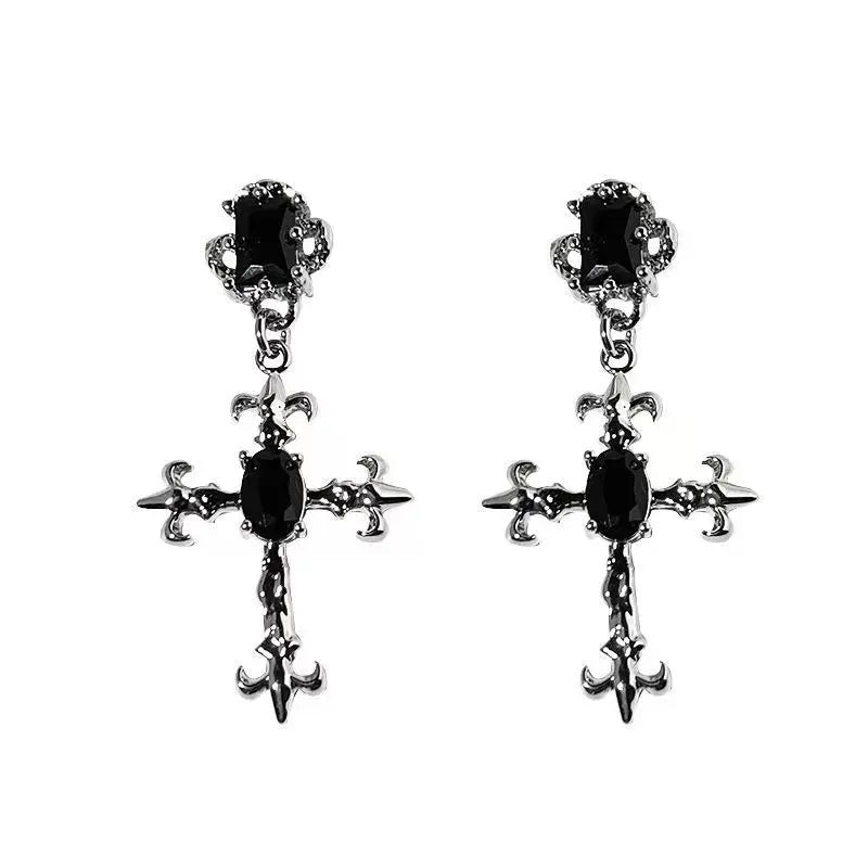 Rebellious Dark Scorpion Metallic Serpent Clip Earring