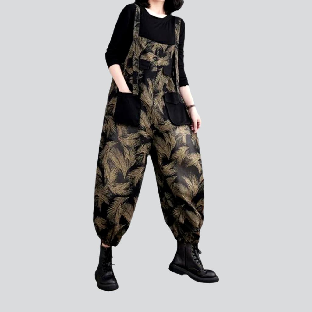 Y2k jean jumpsuit for women - Fashionpara