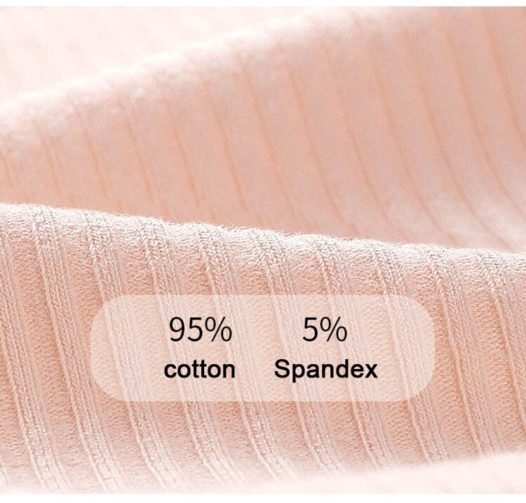 2PCS/Set Panties Striped Low-Rise Underwear Plus Size Breathable Briefs Female G String Soft Lingerie