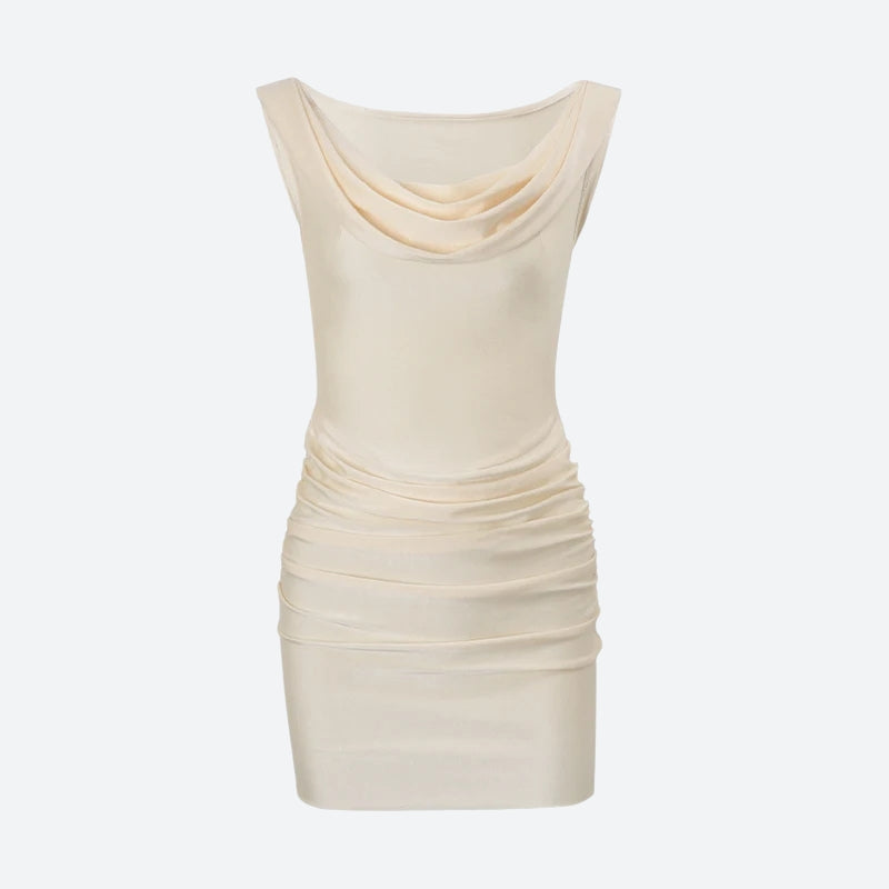 Satin Bodycon Mini Dress