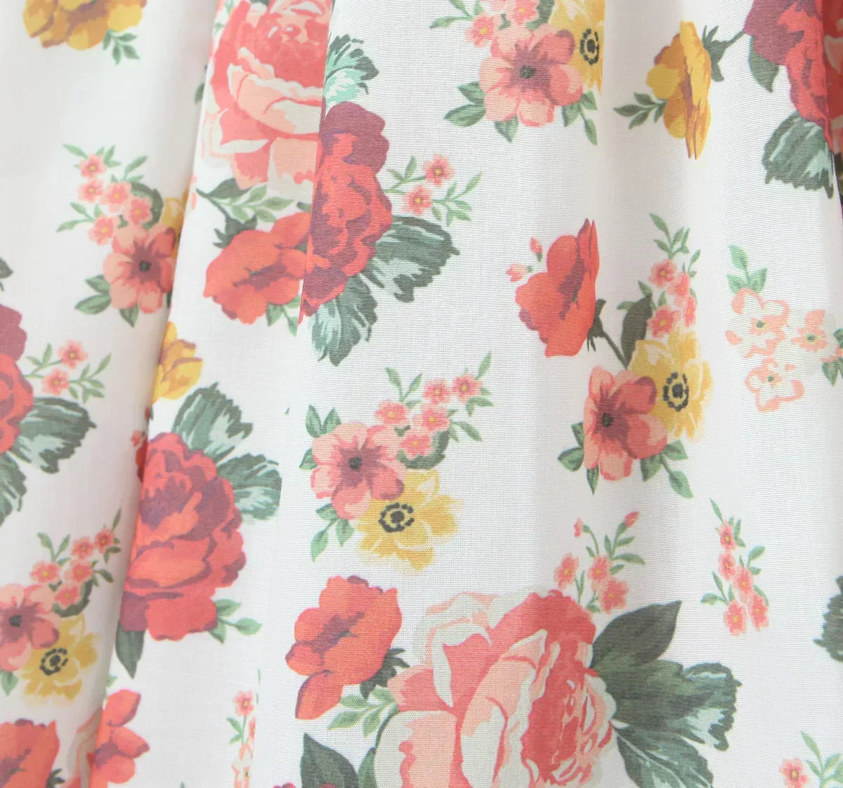 Floral Sweetheart Corset Tiered Ruffle Midi Dress - View 7