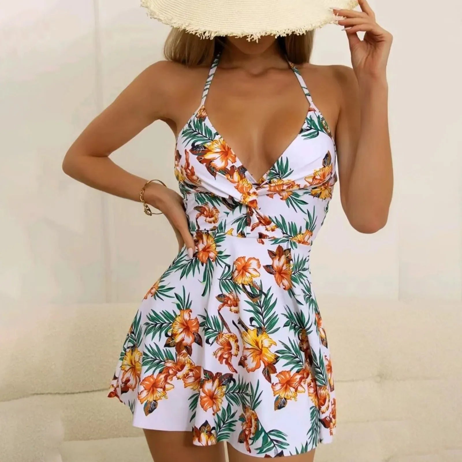 Ruffle Shorts Plus Size Two Piece Set