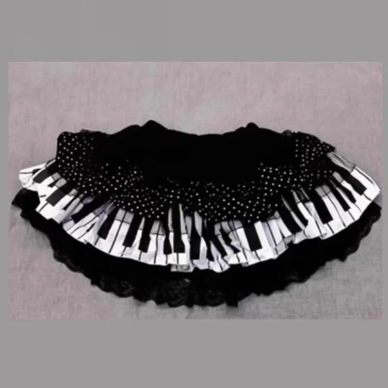 Baggy Lace Gothic Lolita Cake Skirt