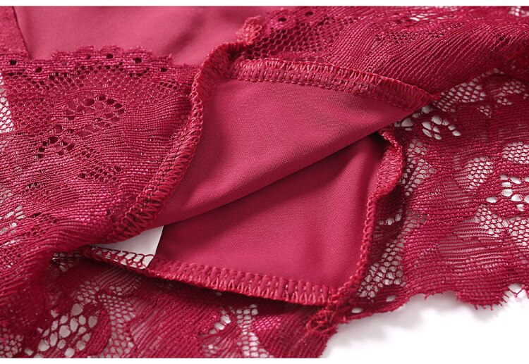 2Pcs/Lot Lace Lingerie Temptation Low-waist Panties