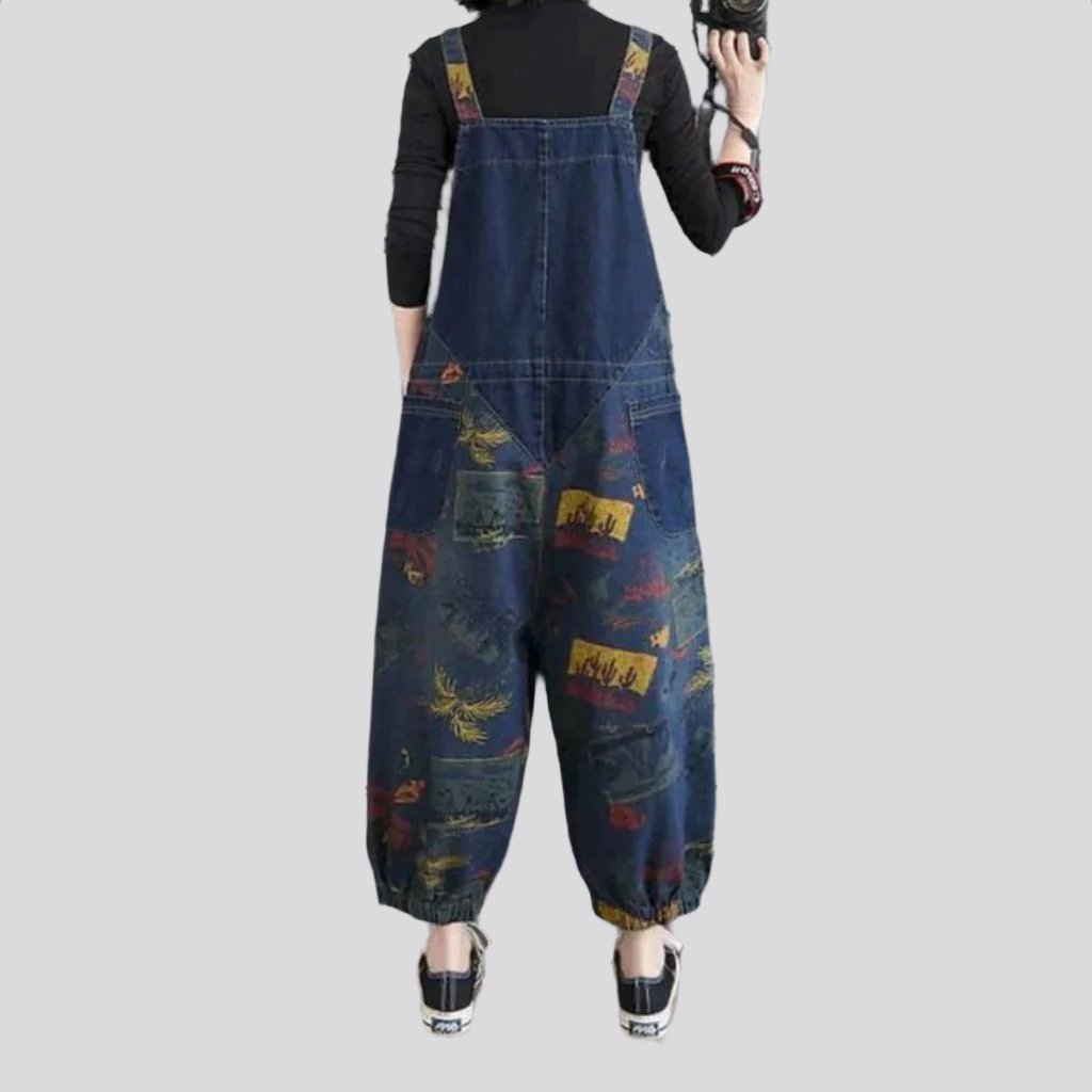 Y2k baggy women's jeans jumpsuit - Fashionpara