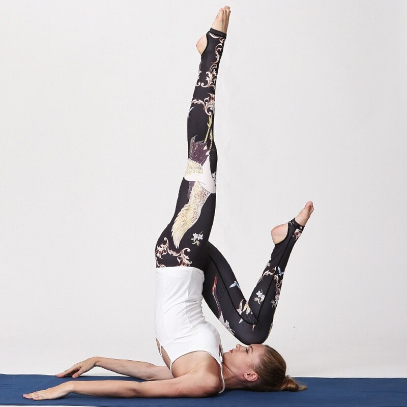 KittenAlarm - Mojoyce Cloud Hide Yoga Pants Flower Sports Leggings High Waist Sexy Women Long Tights Running Trouser Workout Plus Size Tummy Control