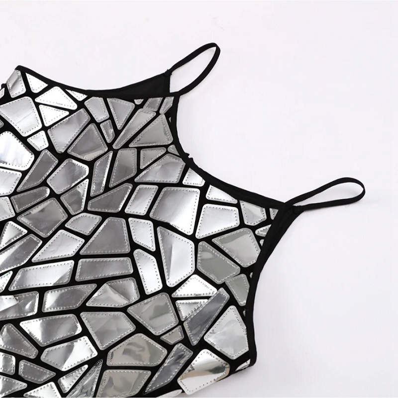 Hello Gorgeous Cut Glass Mirror Mini Dress