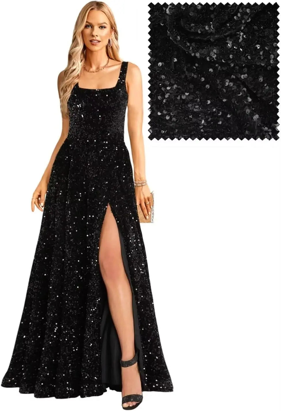 Elegant A-Line Long Sleeve Prom Dress with Pockets 2026