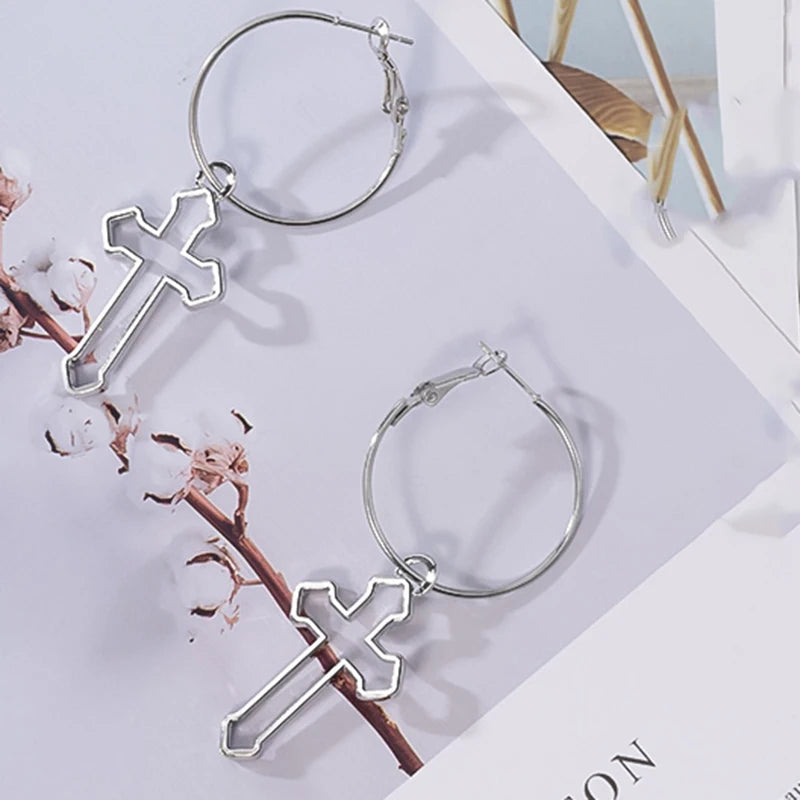 Antique Fairy Wings Grunge Dangling Earring