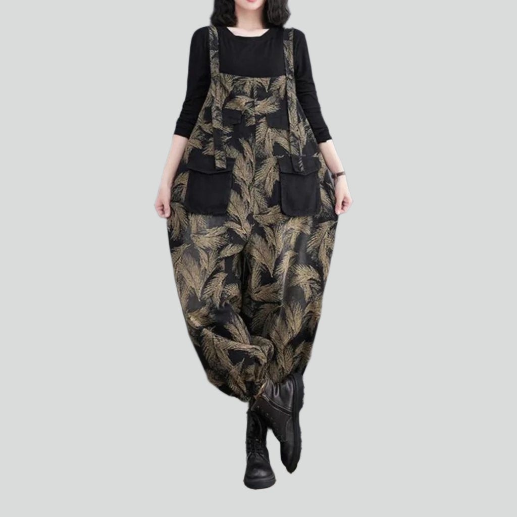 Y2k jean jumpsuit for women - Fashionpara