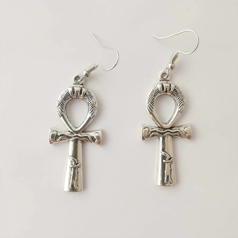 Antique Fairy Wings Grunge Dangling Earring