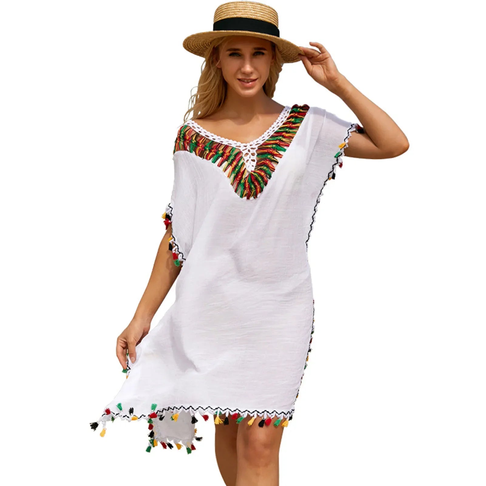 Hollow Out Crochet Bikini Cover Up