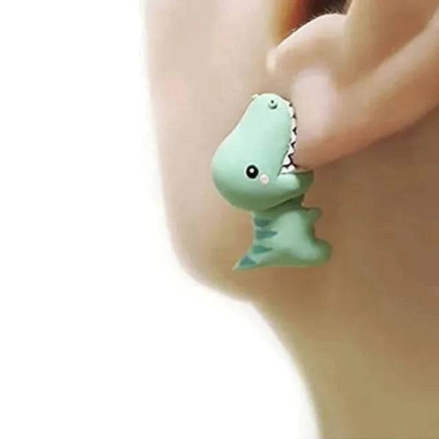 Handcrafted 3D Animated Polymer Clay Earring