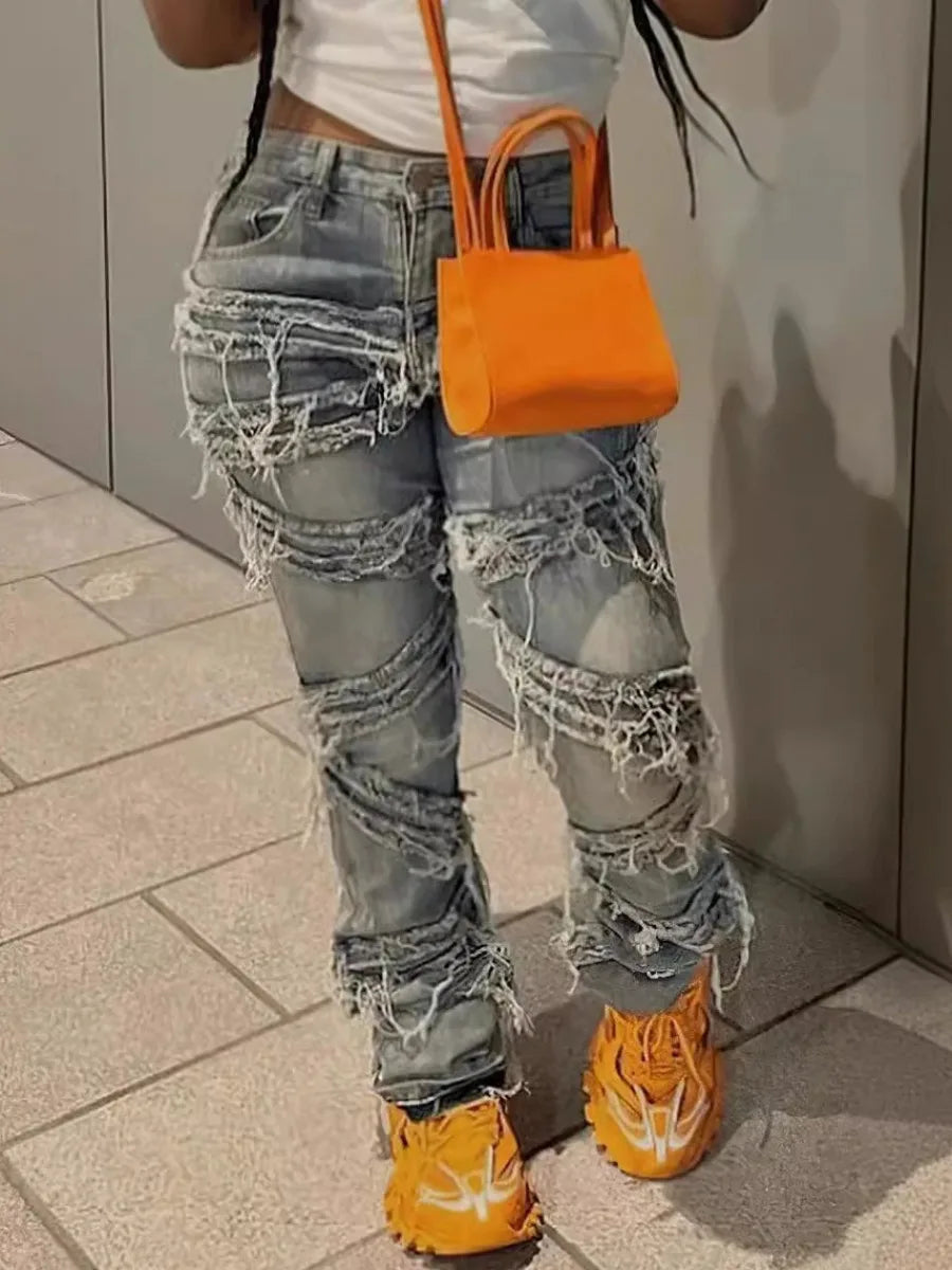 Fringe Medieval High Waist Trouser