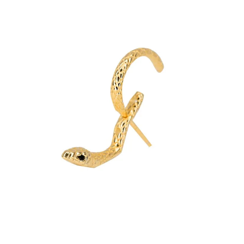 Dark Animal Serpent Clasp Character Earring